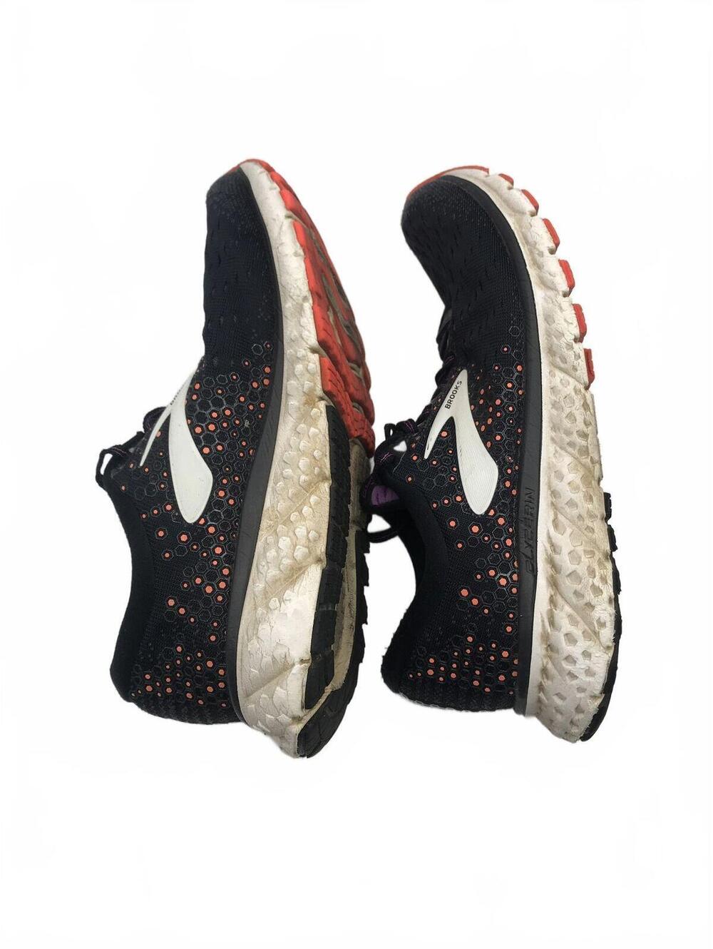 Brooks Glycerin 17 Women Sz 7 B Black Purple Running Shoes 1202832B059 - Picture 7 of 10